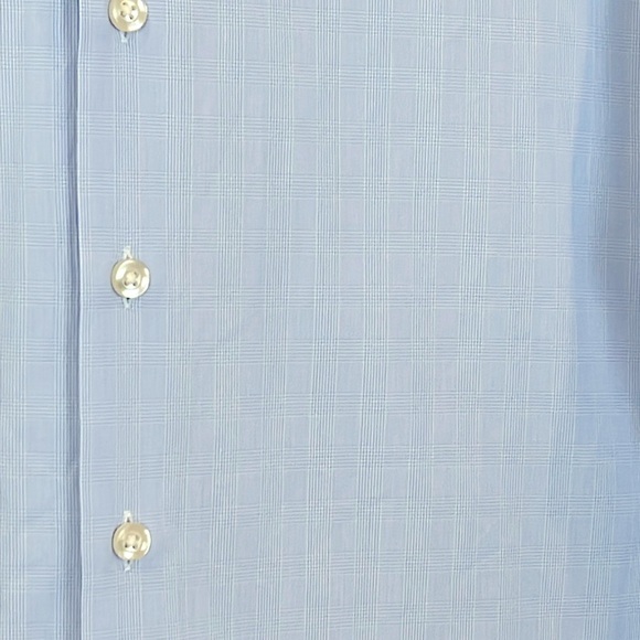 Thomas Pink Men's Dress Shirt Light Blue French Cuff Button Down 15.5 - Picture 3 of 8